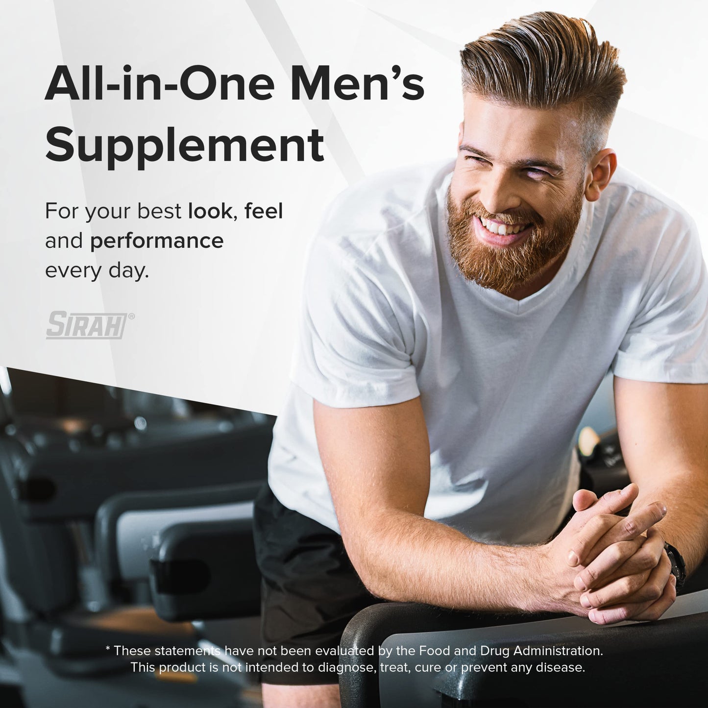 SIRAH Testosterone Booster for Men Capsule 120 Count