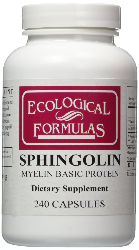 Ecological Formulas Sphingolin 200 mg Capsules, 240 Count