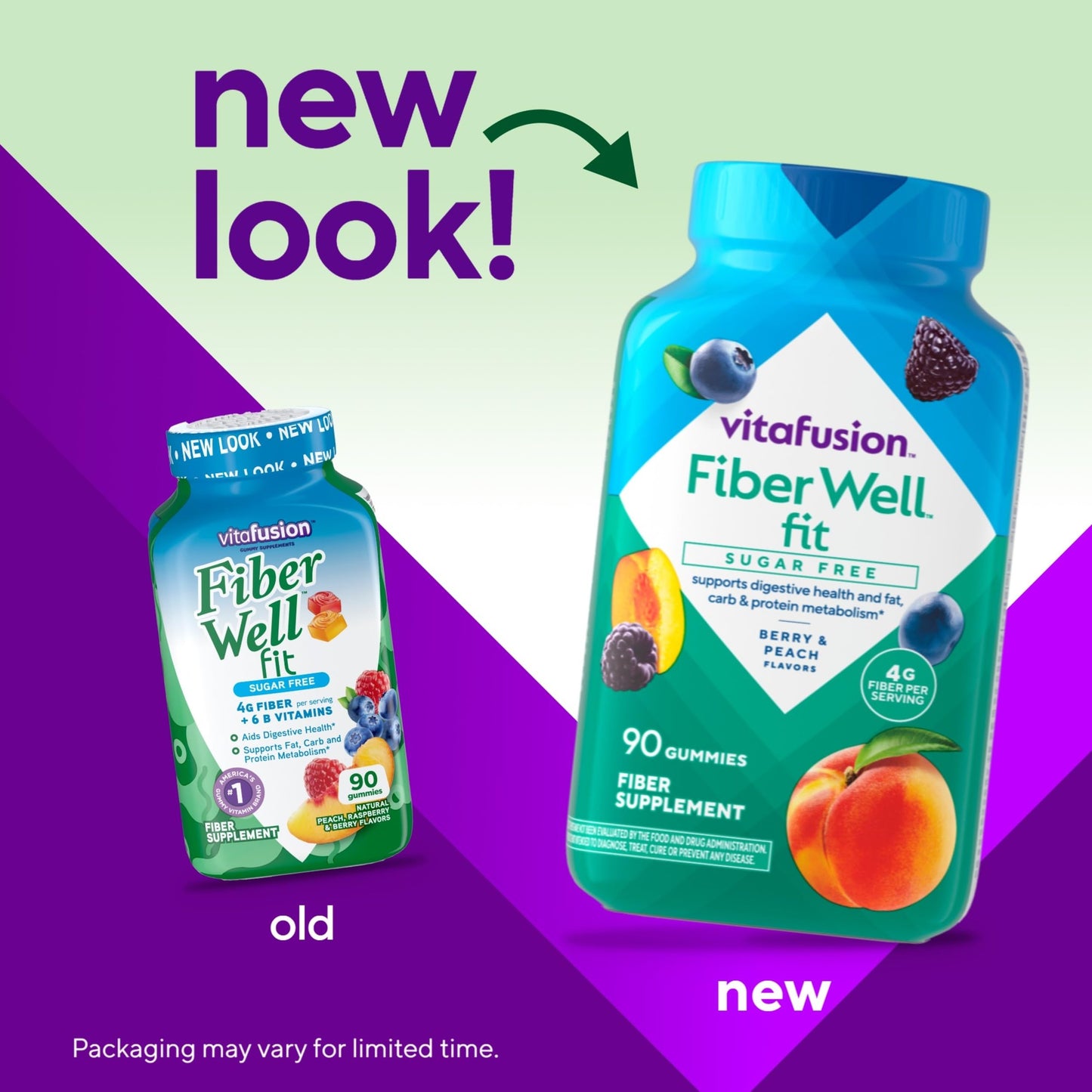Vitafusion Fiber Well Fit Gummies 90 Count