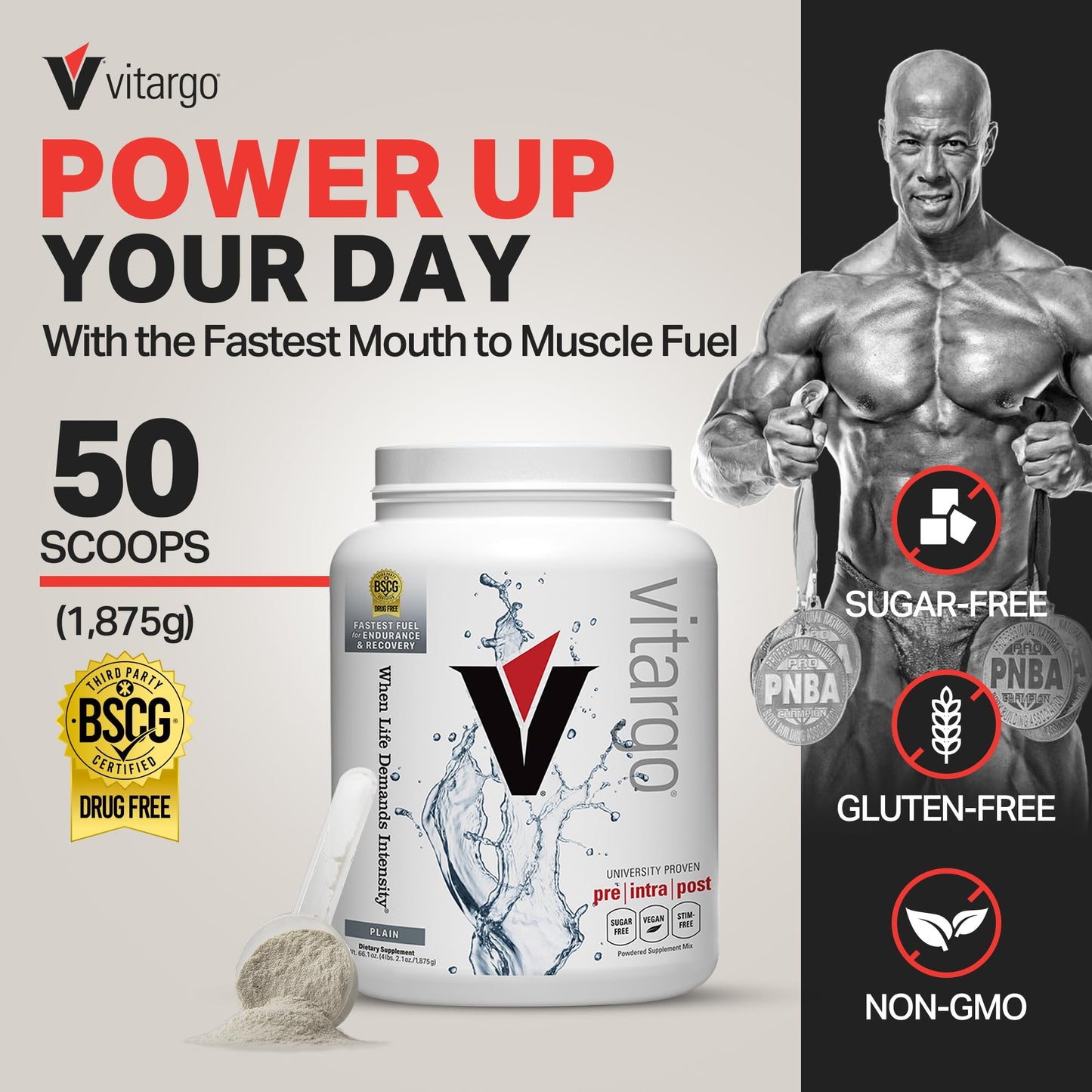 Vitargo Carbohydrate Powder, 50 Scoops