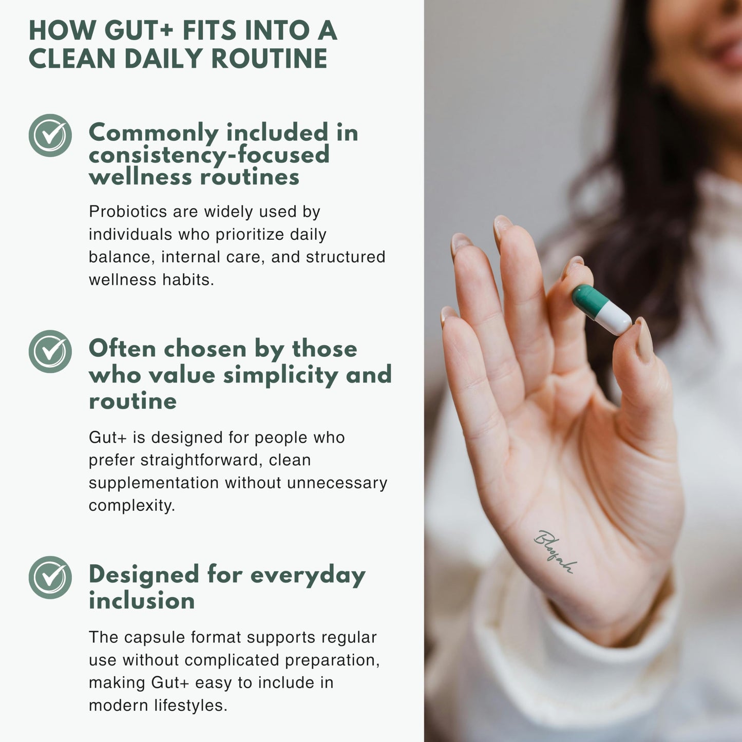 Bloofah Gut+ Probiotic & Prebiotic Capsules for Women, 50 Billion CFU, 18-Strain Formula with Cranberry Extract, Daily Gut & Digestive Support, 120 Capsules
