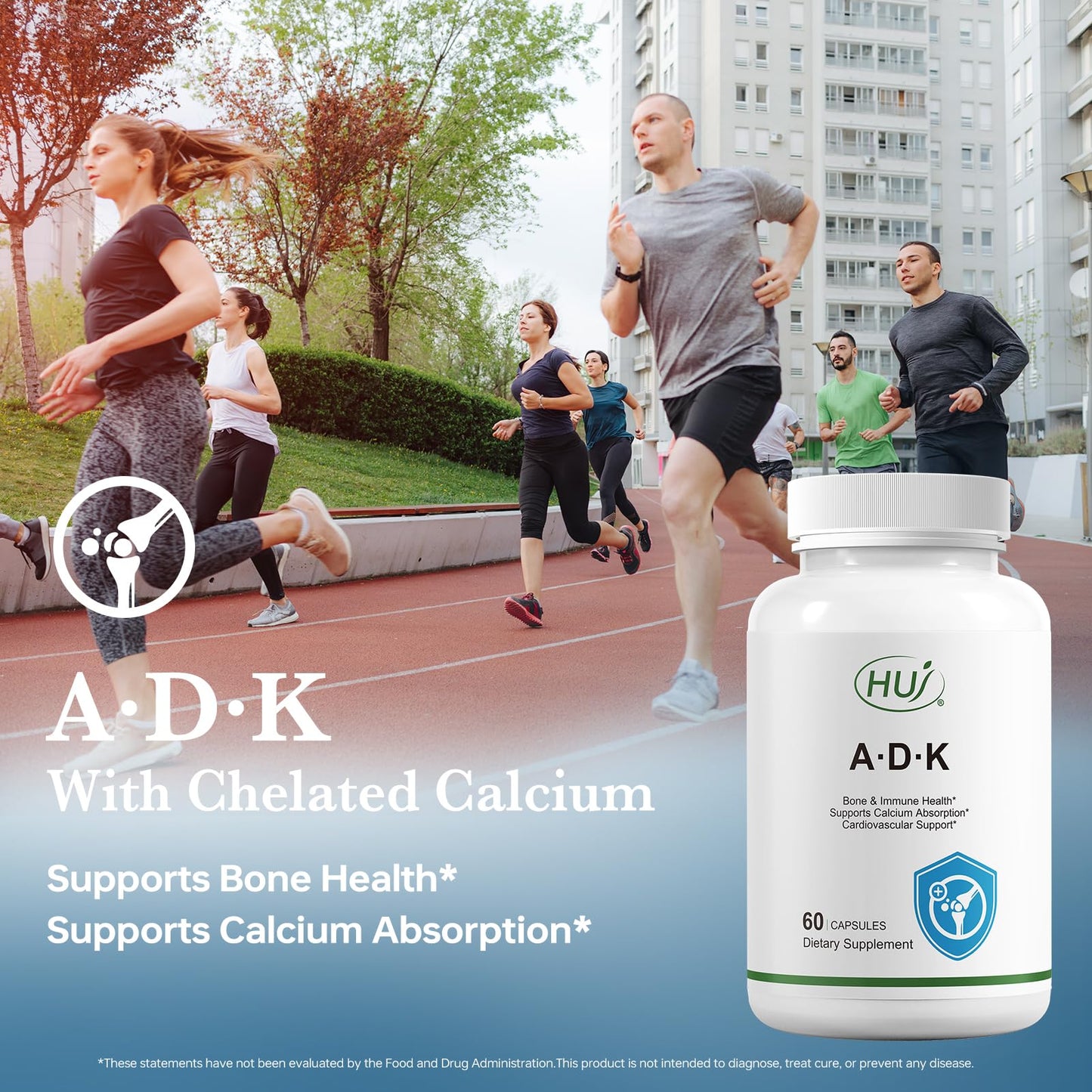 HUJ ADK Supplement Capsule, 60 Capsules