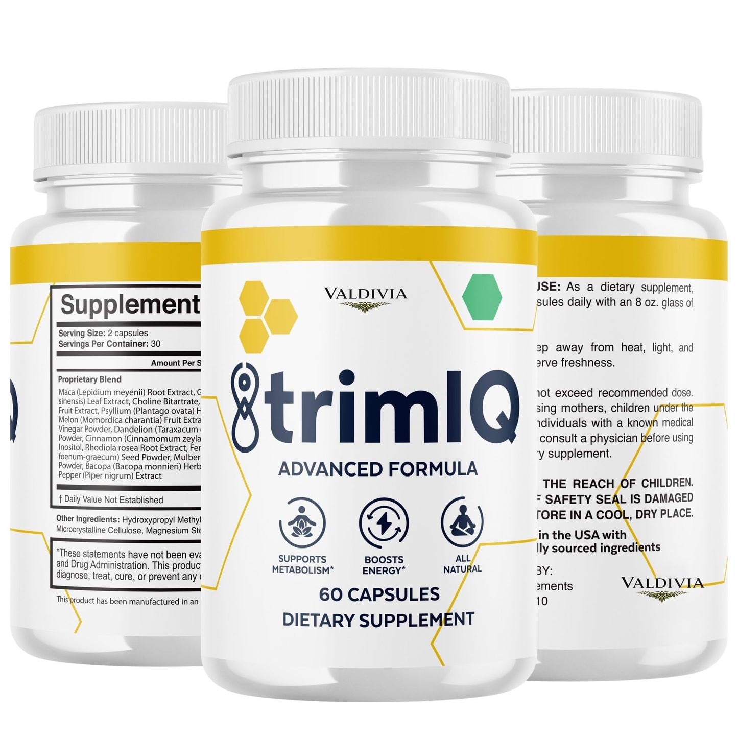 Valdivia Trim IQ Capsules, 300 Capsules