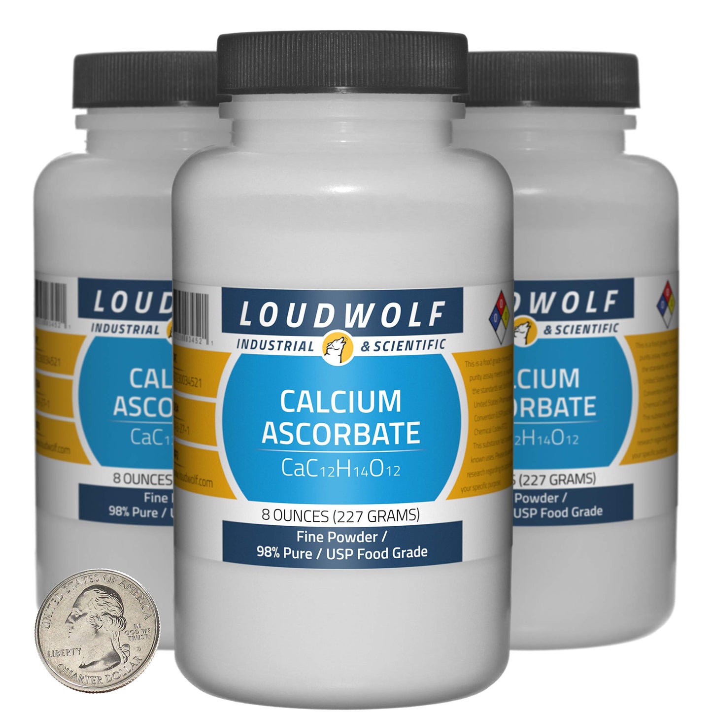 Loudwolf Calcium Ascorbate Powder, 24 oz