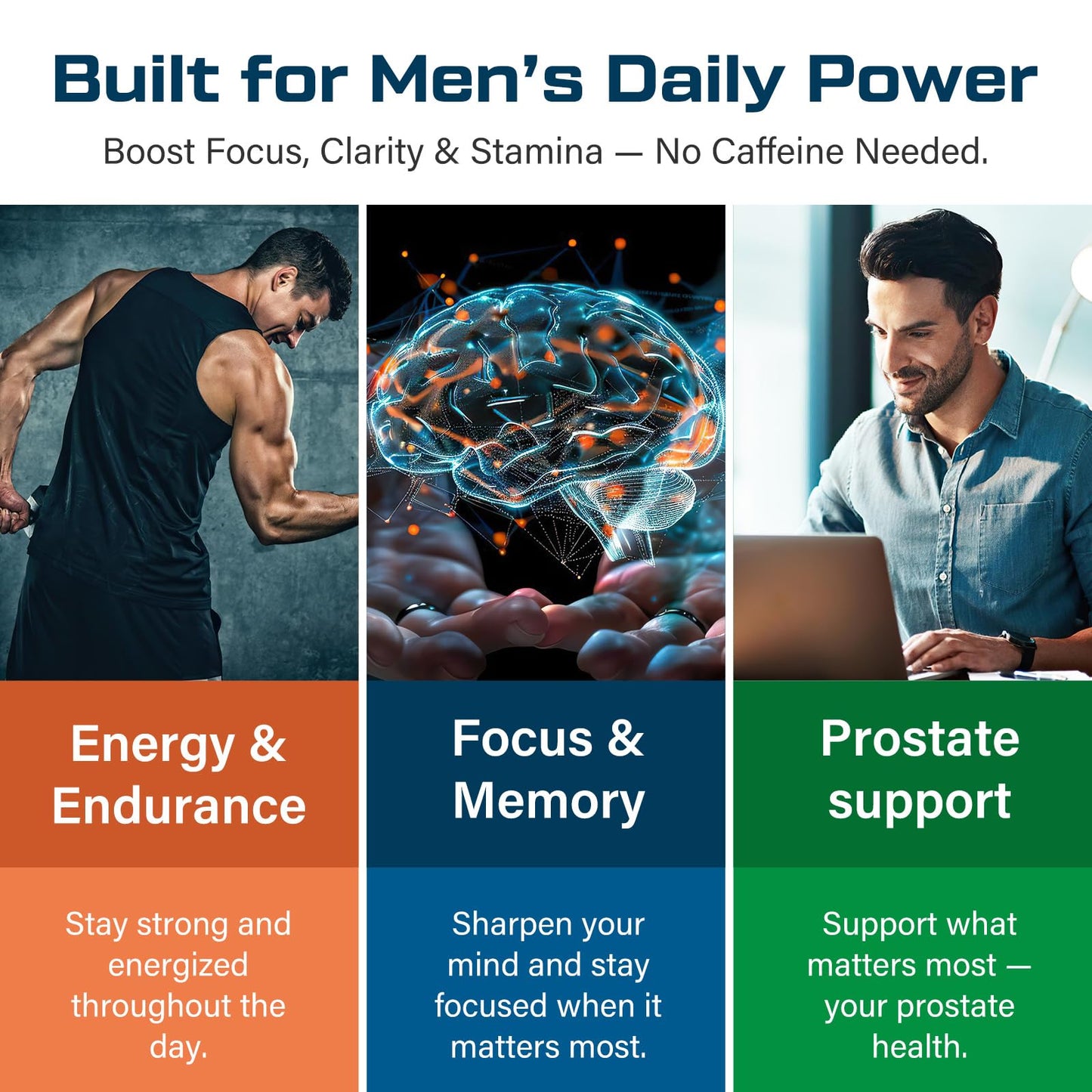 ThrivyThystle Multivitamin for Men 50+ with Methylated B12 & Folate, 180 Capsules