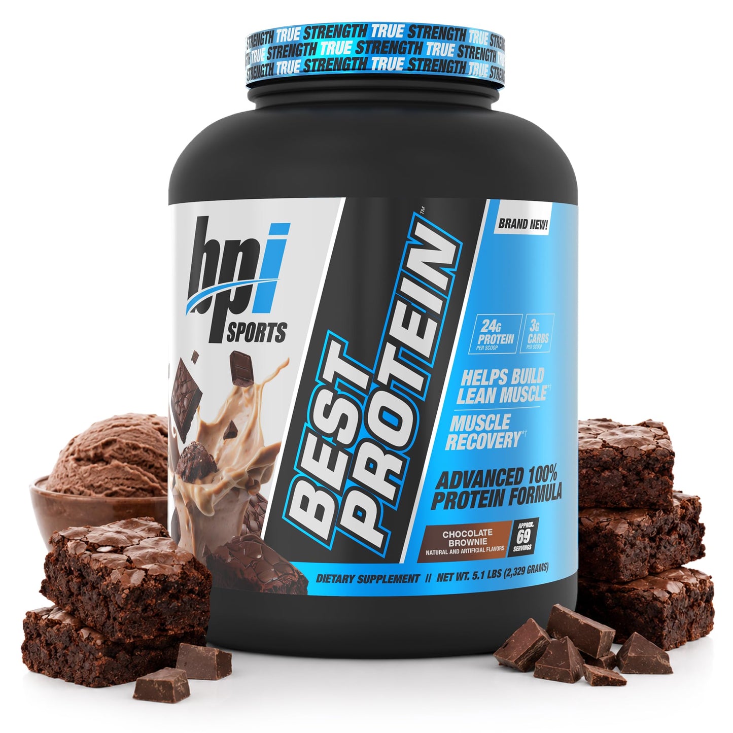 BPI Sports Best Protein 100% Whey Protein Powder 5.1 Pounds