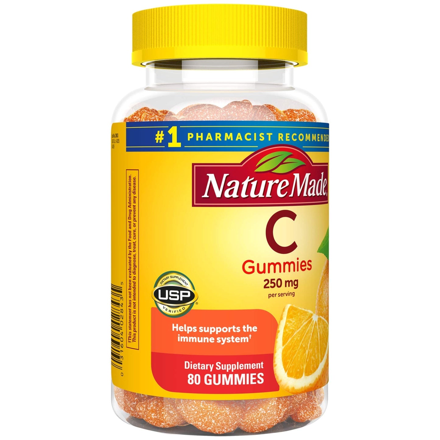 Nature Made Vitamin C Gummies 250 mg, 80 Count