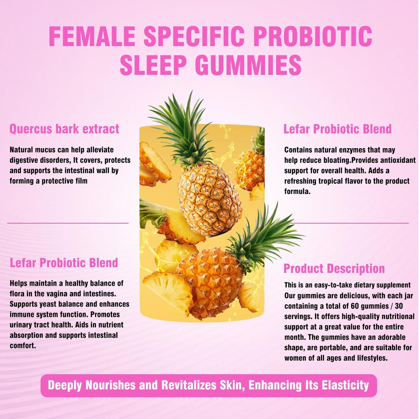 Originalifv Women Probiotics Gummies, 60 Count
