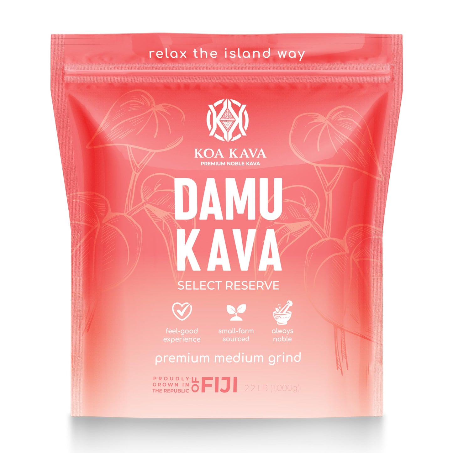 Koa Kava Damu Kava Powder, 35.2 Ounces