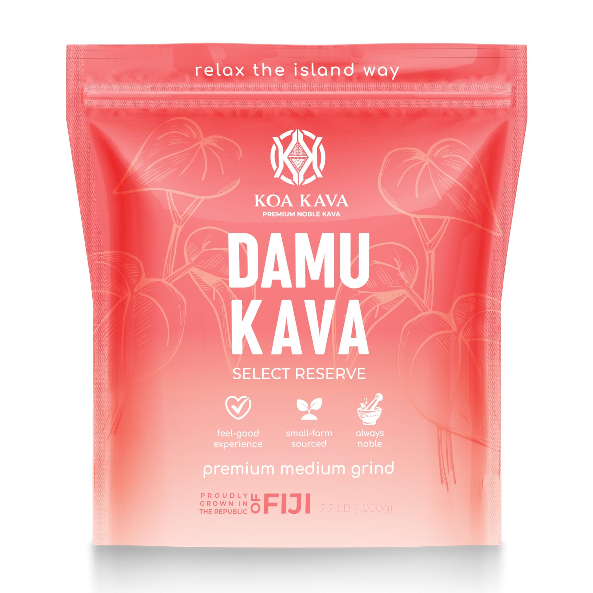 Koa Kava Damu Kava Powder, 35.2 Ounces