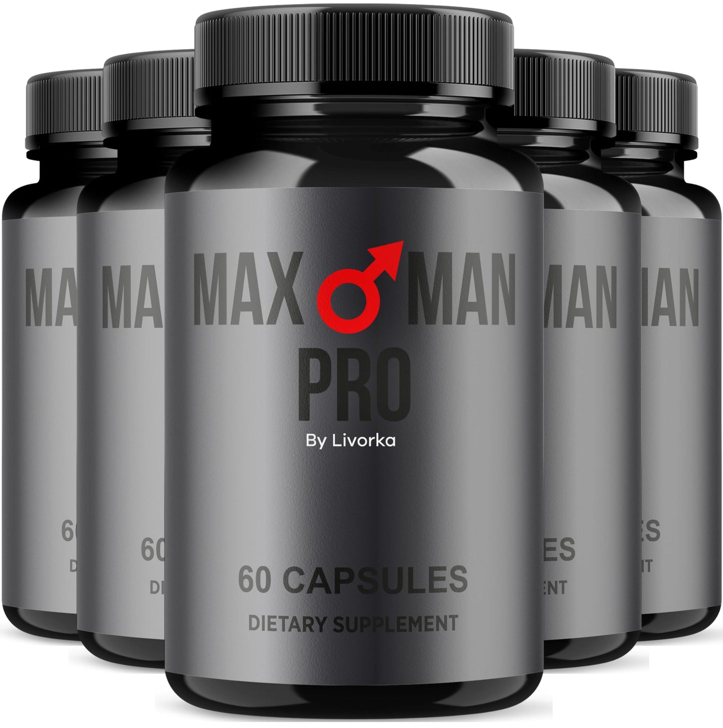 LIVORKA MaxMan Pro Dietary Supplement Capsules, 300 Capsules
