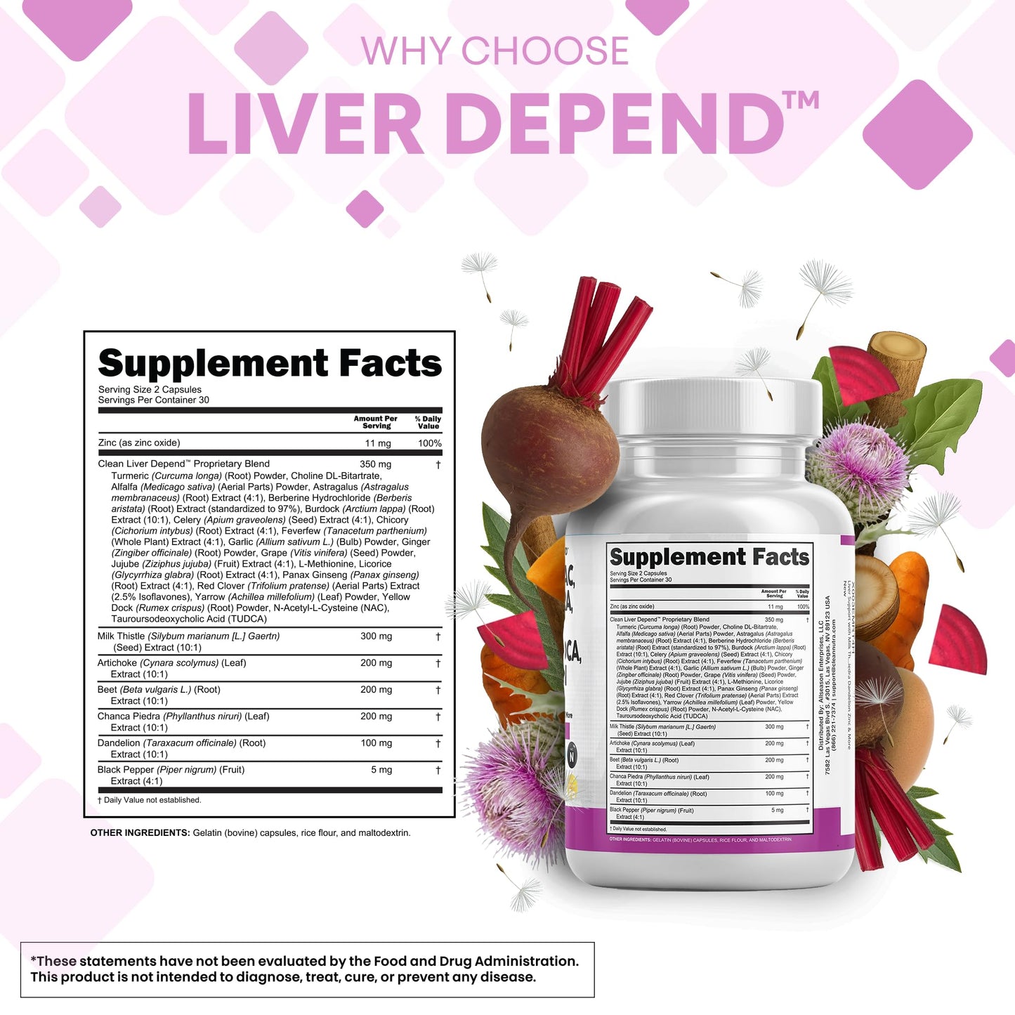 Clean Nutraceuticals Milk Thistle NAC Chanca Piedra Beet Root Artichoke Astragalus Dandelion Root Liver Cleanse Detox & Repair Supplement Plus TUDCA Choline & Ginger Capsules, 60 Count