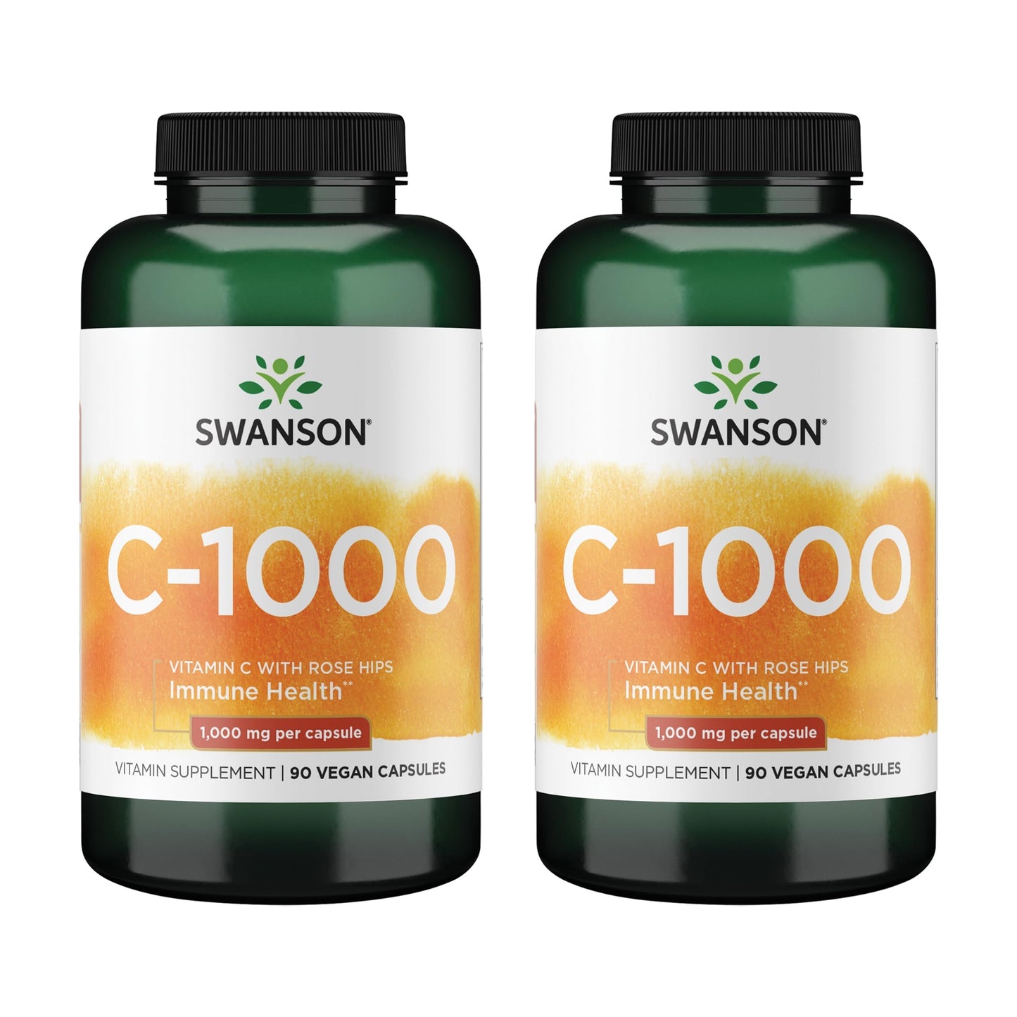 Swanson Vitamin C w/ Rose Hips 180 Capsules
