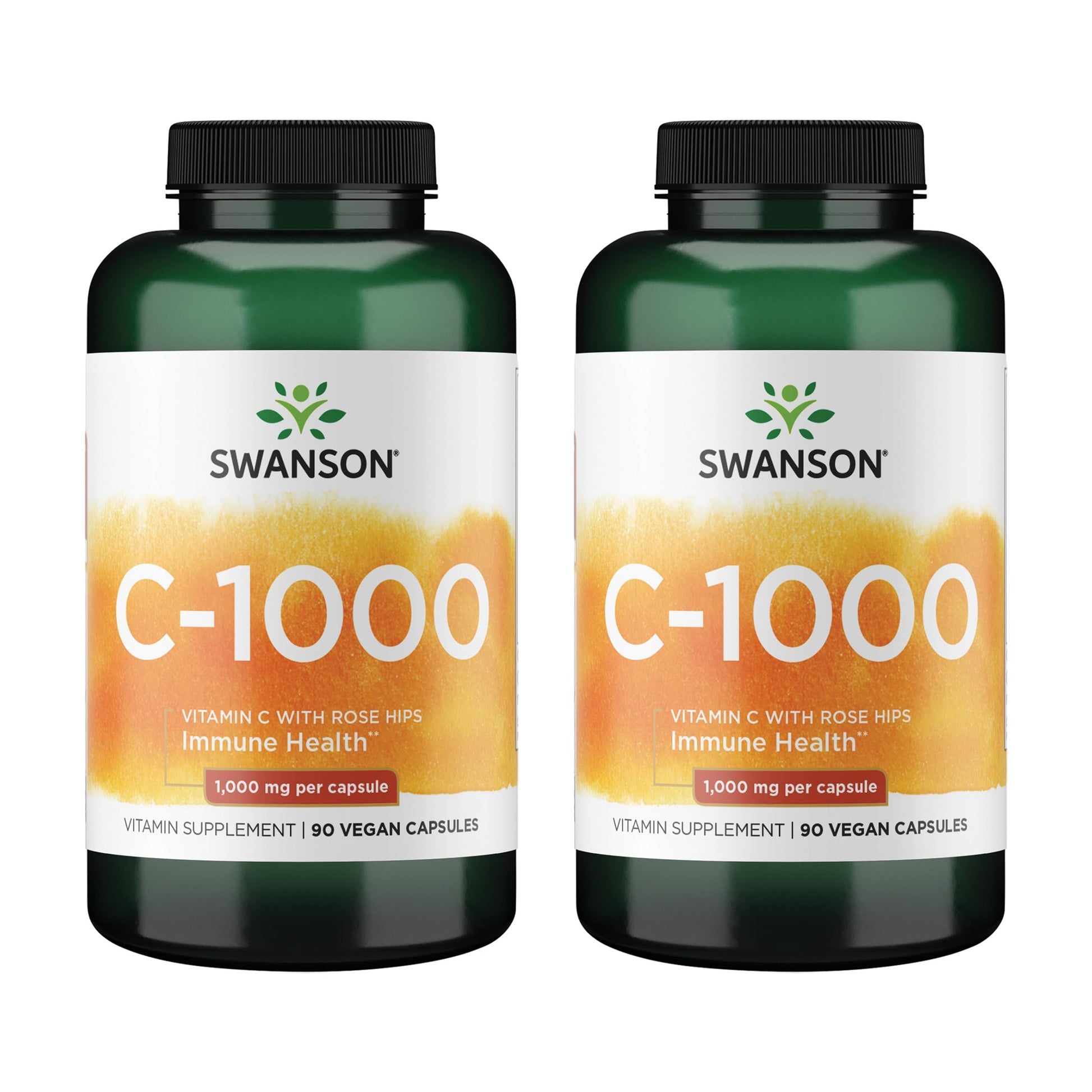 Swanson Vitamin C w/ Rose Hips 180 Capsules
