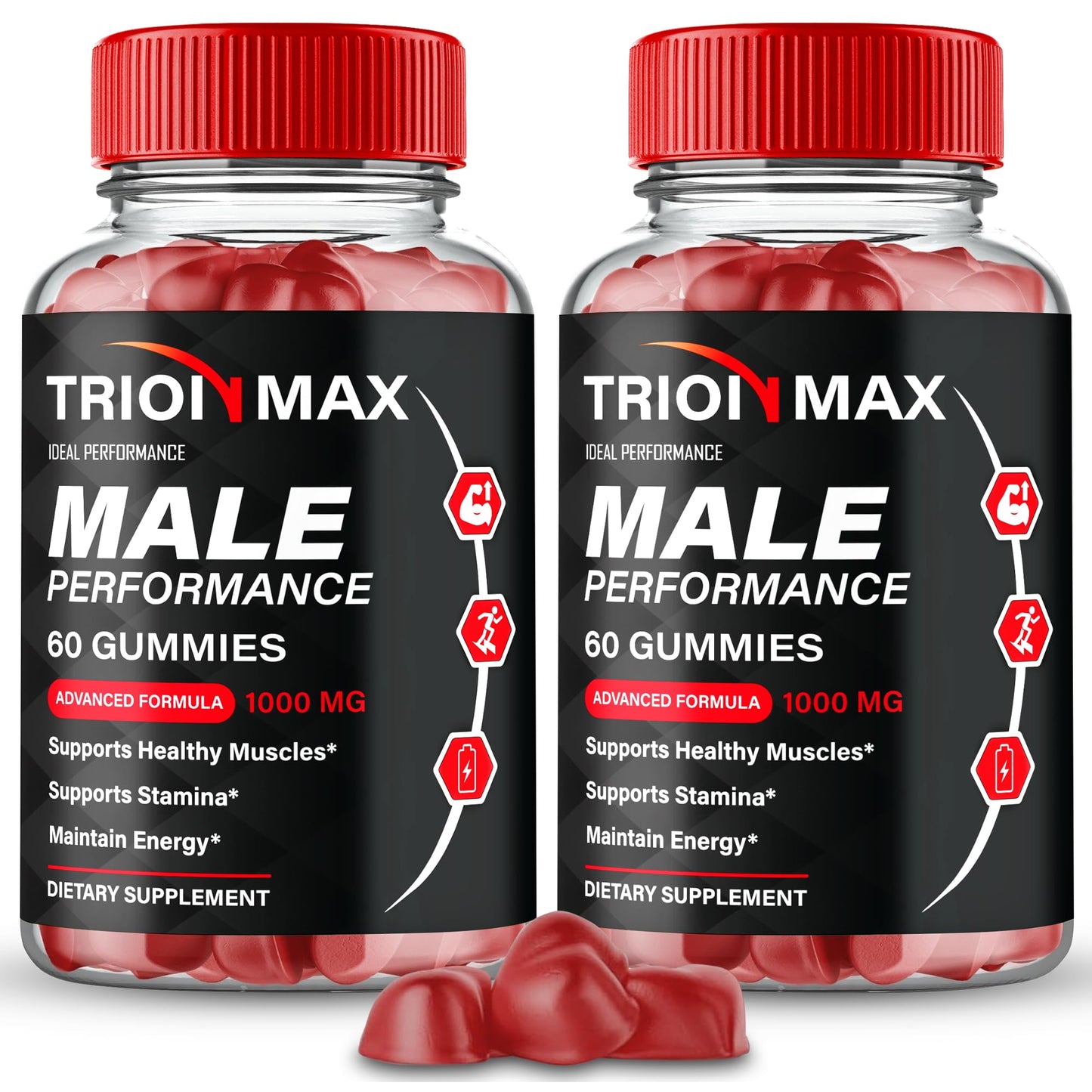 IDEAL PERFORMANCE Trion Max Gummies, 120 Gummies