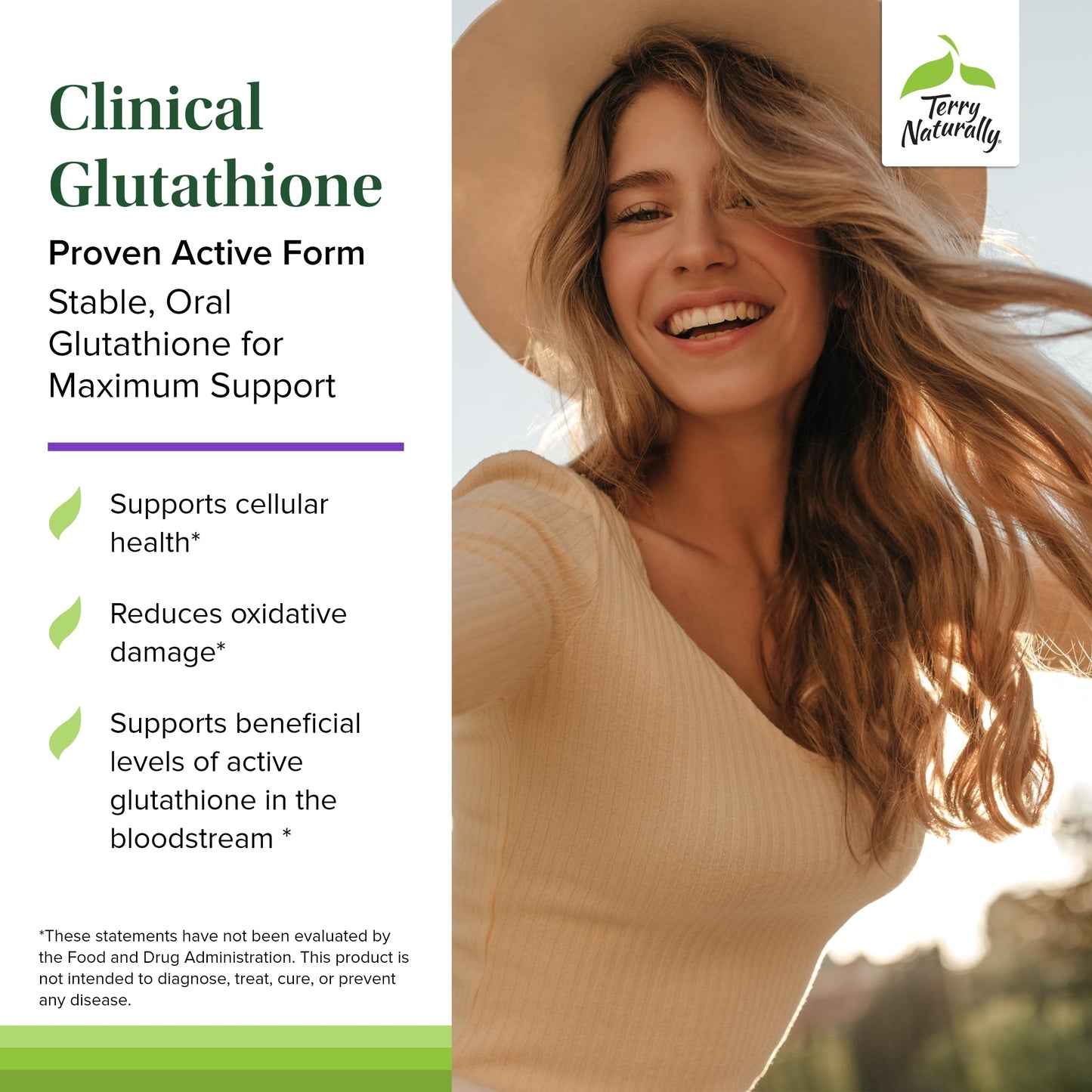 Terry Naturally Clinical Glutathione Tablets 120