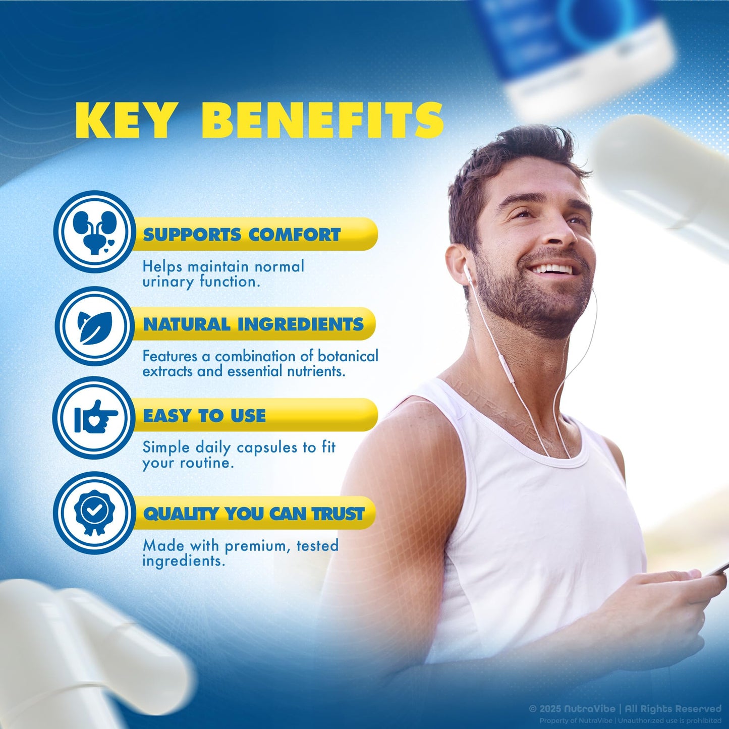 NutraVibe Eroferon Capsules 60 Count