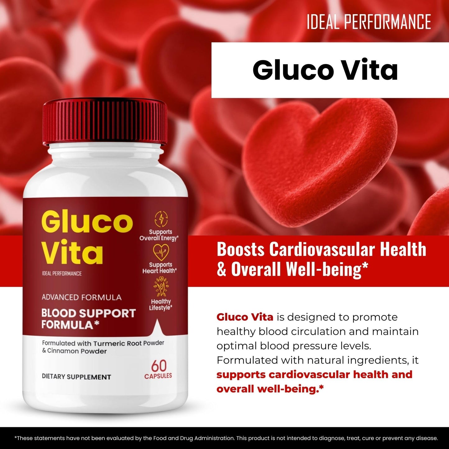 IDEAL PERFORMANCE Gluco Vita Capsules 300
