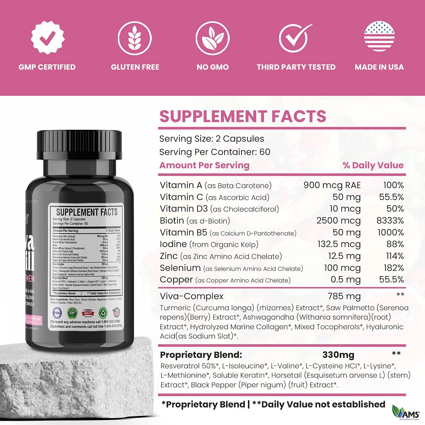 America Medic & Science VivaPill for Women Capsules, 120