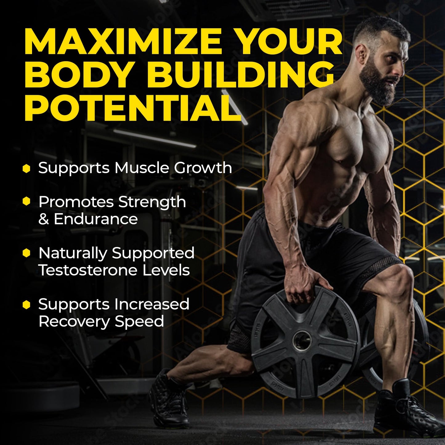 M1-BOL Extreme Anabolic Testosterone Booster with Avry Labs Proprietary Turkesterone Stack – Vegan, 60 Capsules