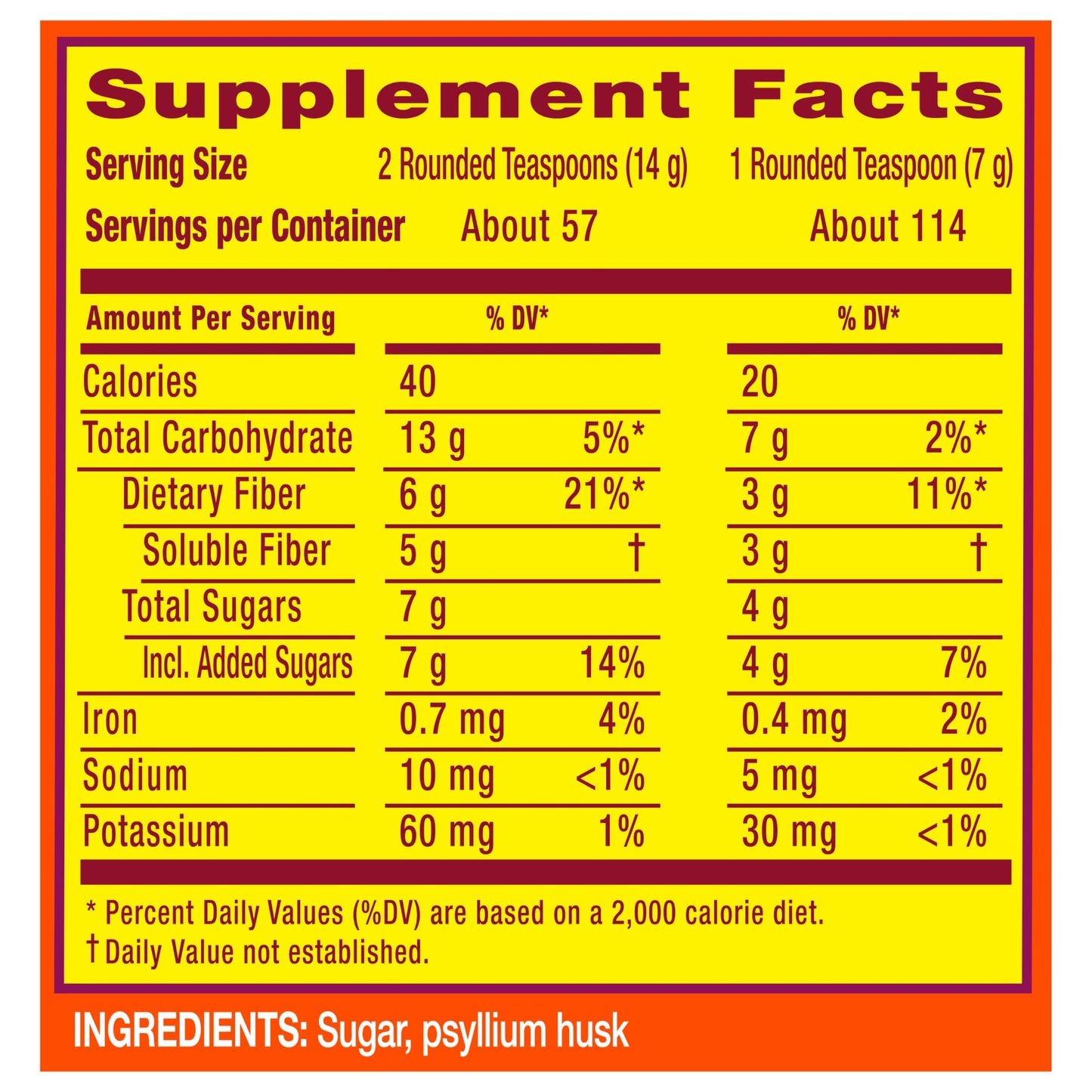 Metamucil Psyllium Husk Powder 29.8 Servings