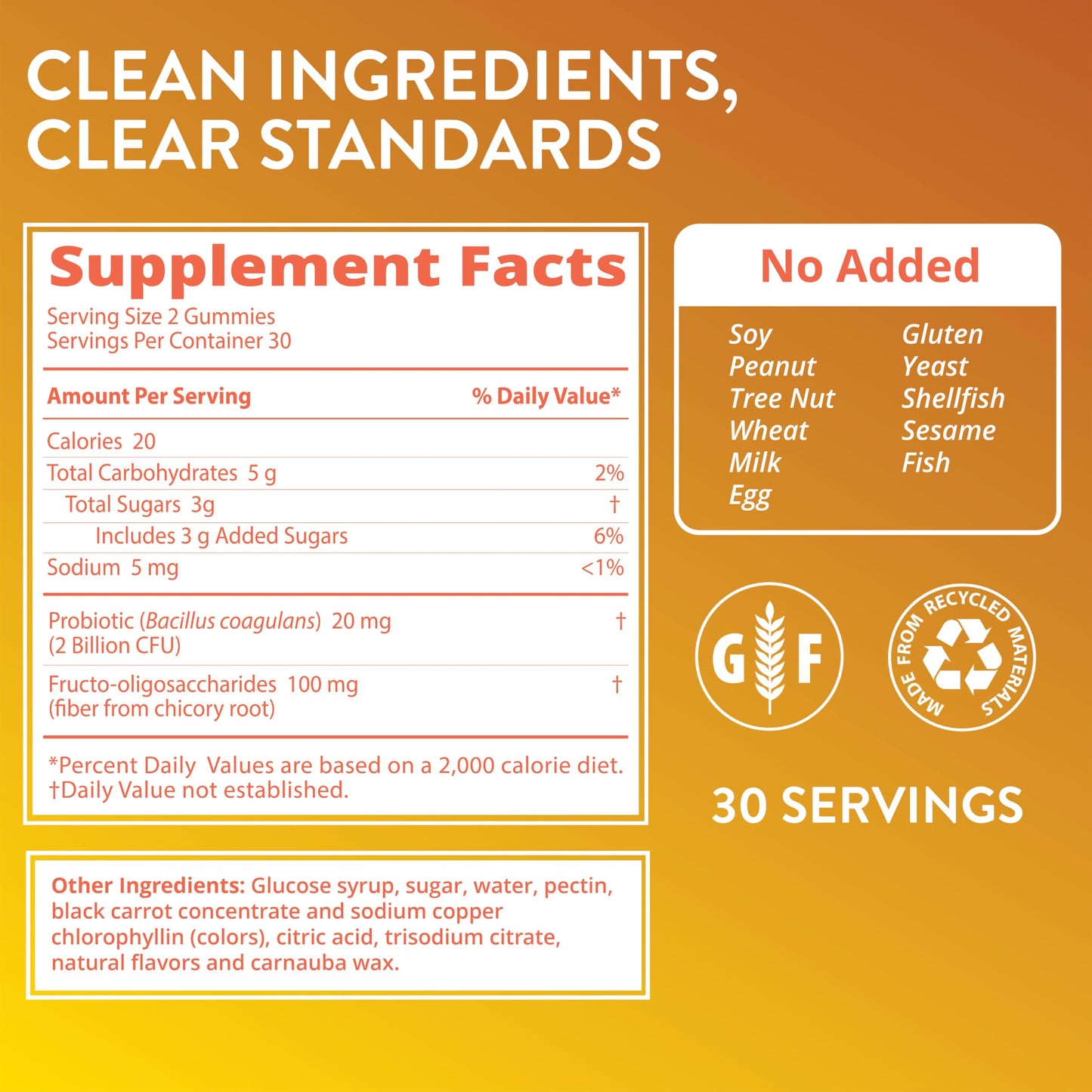 MRM Probiotics Gummies 2 Billion CFU, 60 Gummies