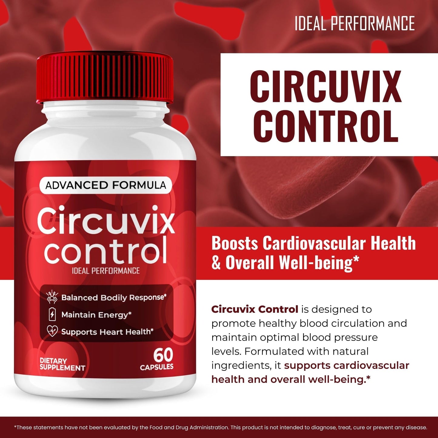 IDEAL PERFORMANCE Circuvix Control Advanced Blood Formula Capsules 300
