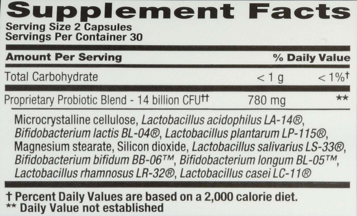Nutrition Now PB8 Acidophilus Tablets 60 Count