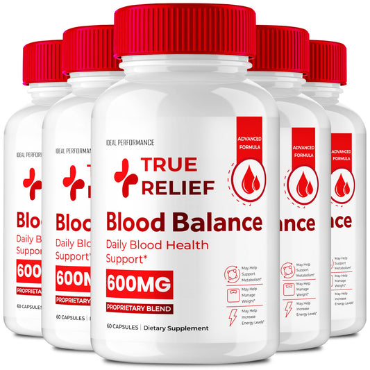 IDEAL PERFORMANCE True Relief Blood Balance Supplement 300 Capsules