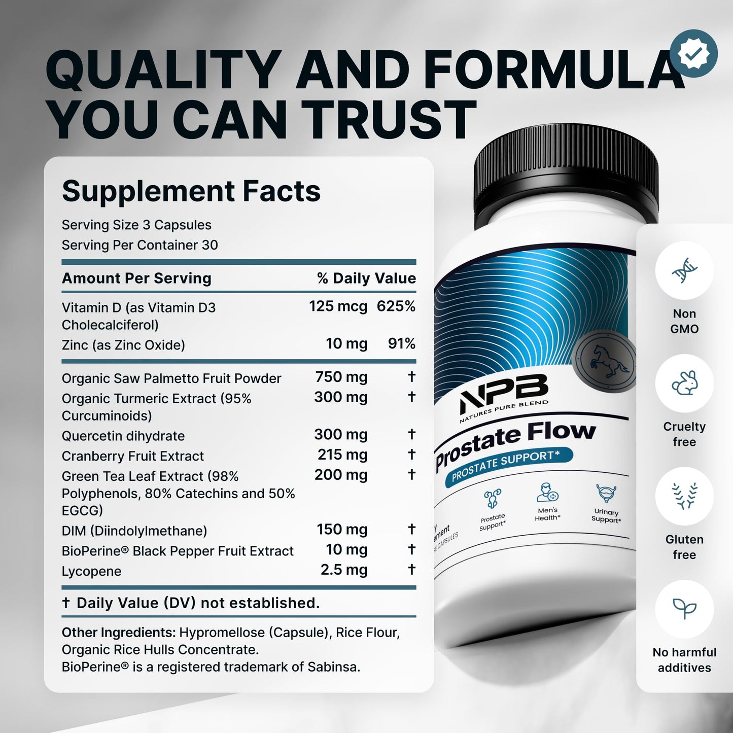 Nature's Pure Blend Prostate Flow Capsule 90 Count