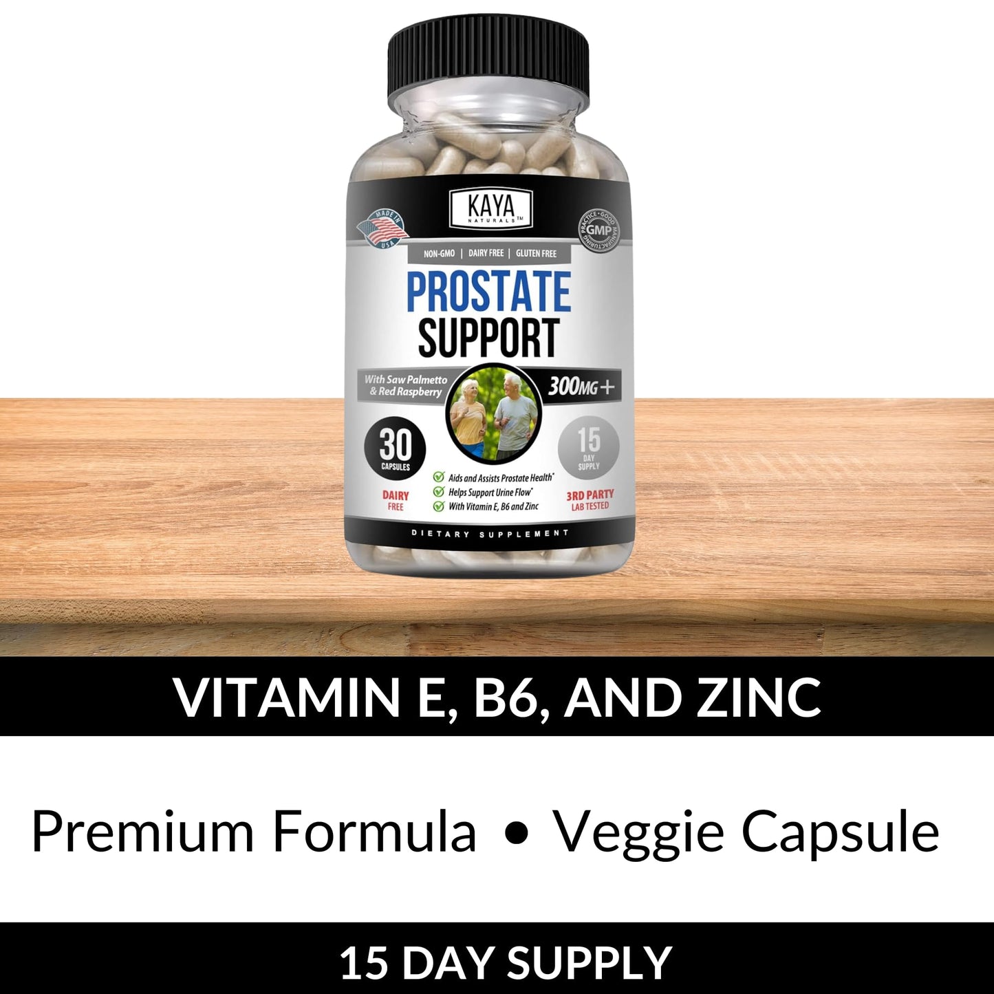 Kaya Naturals Prostate Support Capsules 30 Count