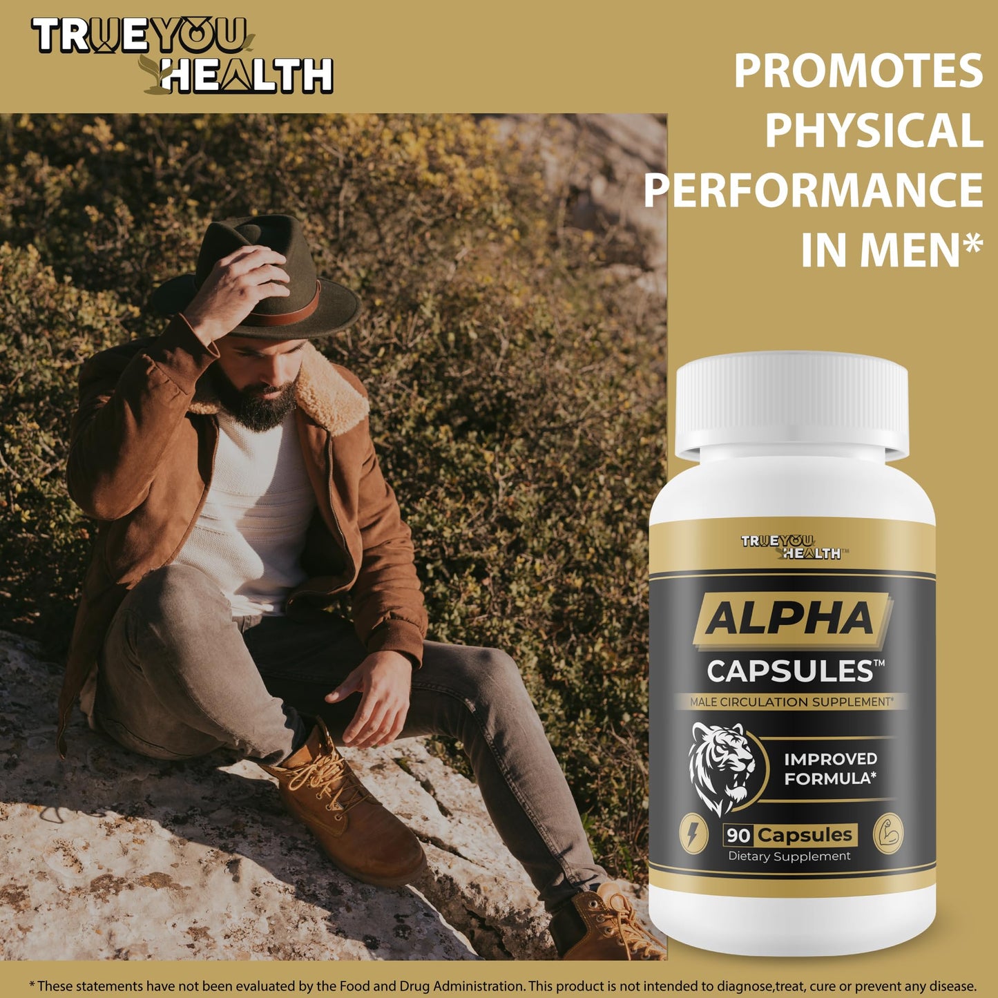 True You Health Alpha Capsules Capsule 90 Count