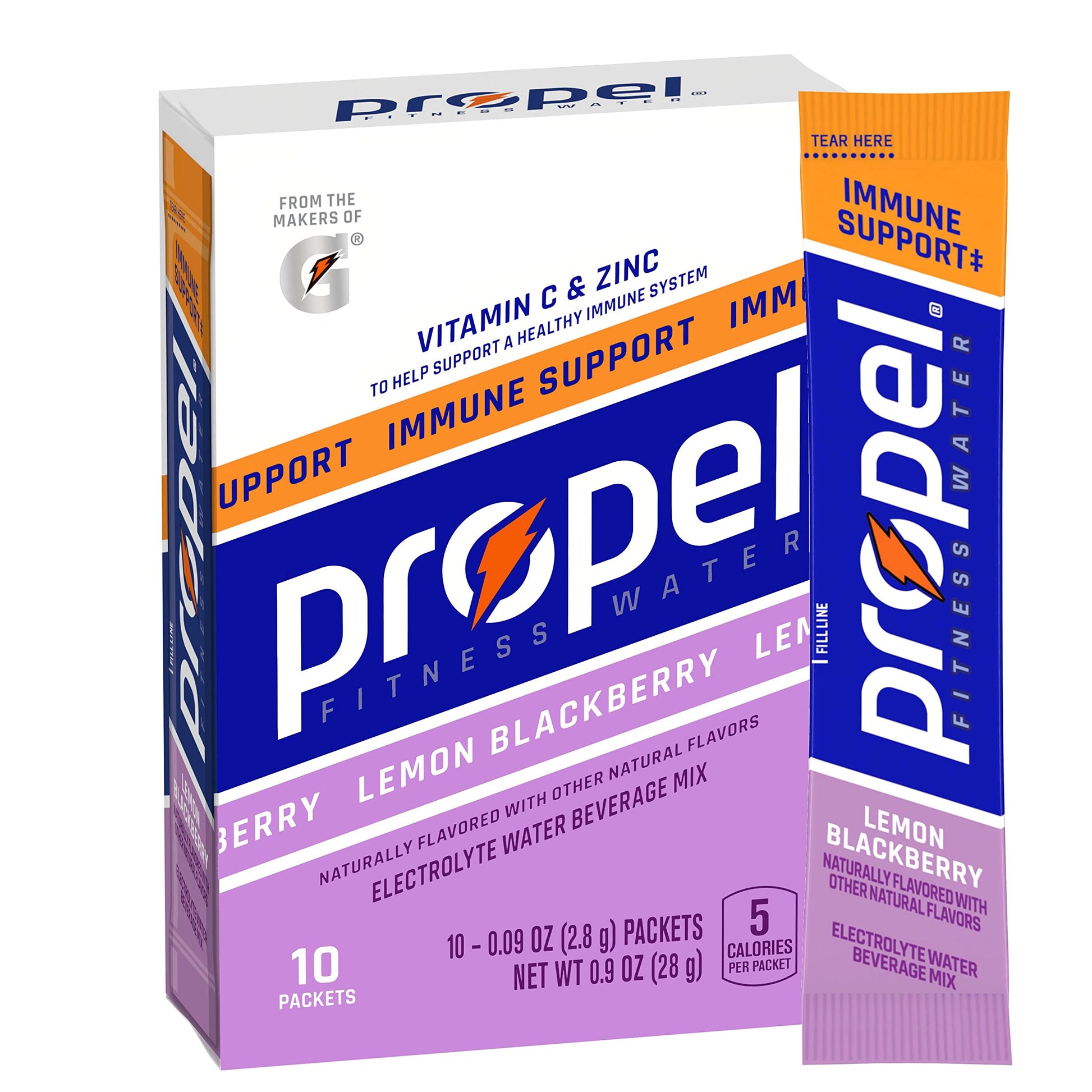 Propel Immune Support Powder Lemon Blackberry 0.9