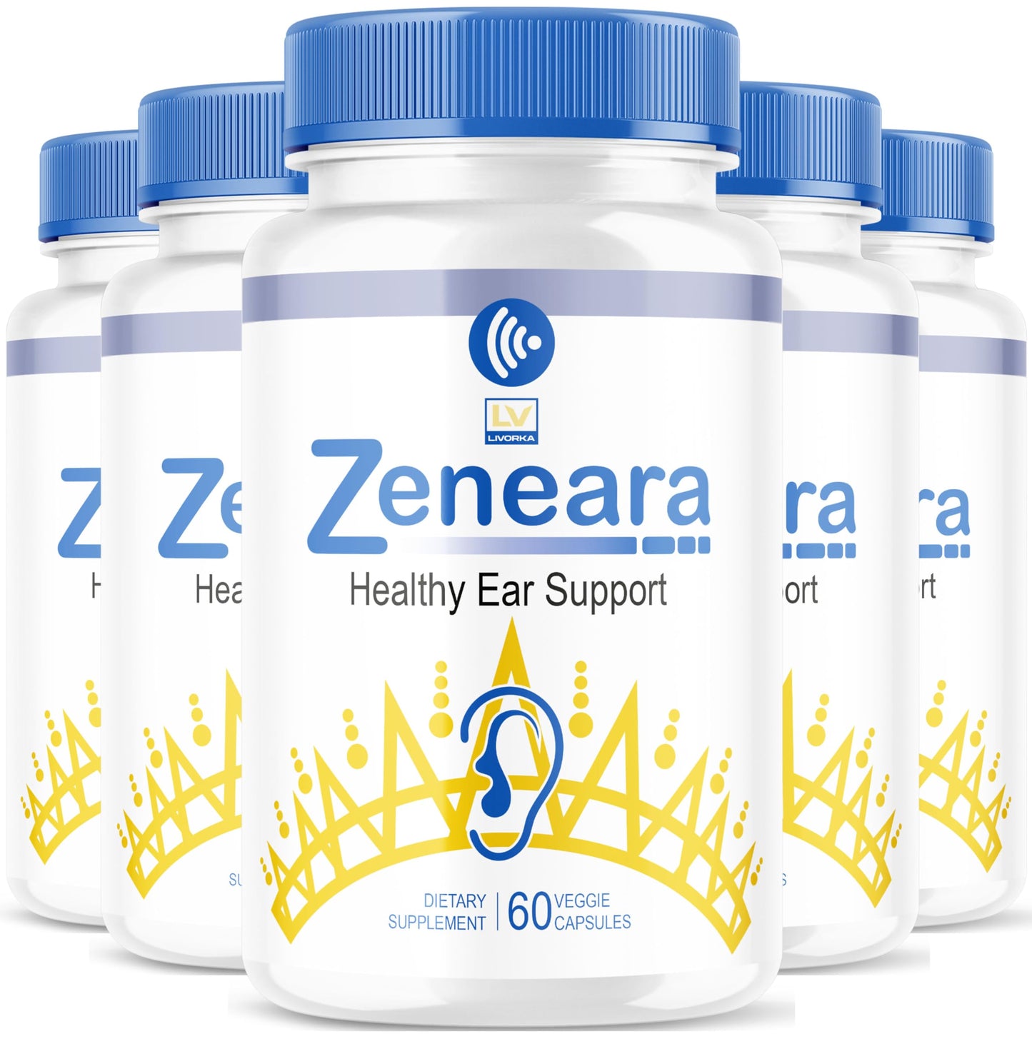 LIVORKA Zeneara Healthy Ear Support Supplement 300 Capsules