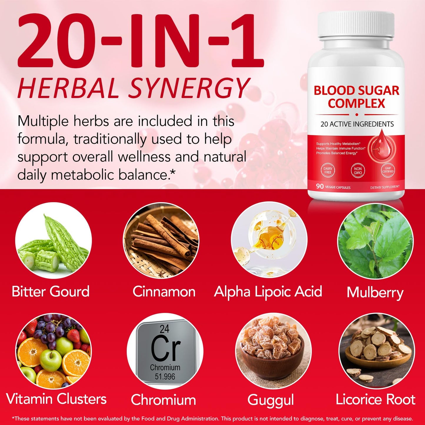 J&H Jasmine&Hyacinth Blood Sugar Complex Capsule 90 Count