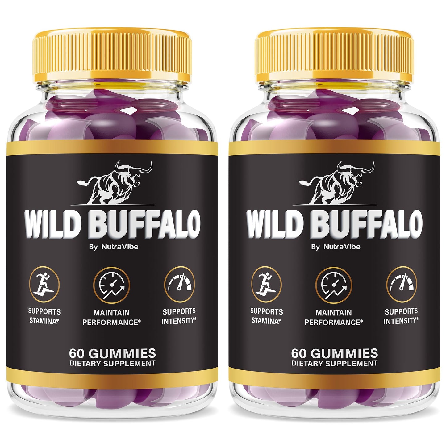 NutraVibe Wild Buffalo Gummies 120 Gummies