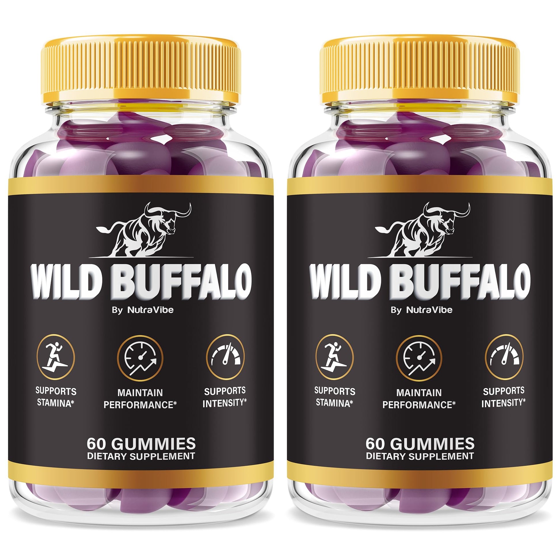 NutraVibe Wild Buffalo Gummies 120 Gummies