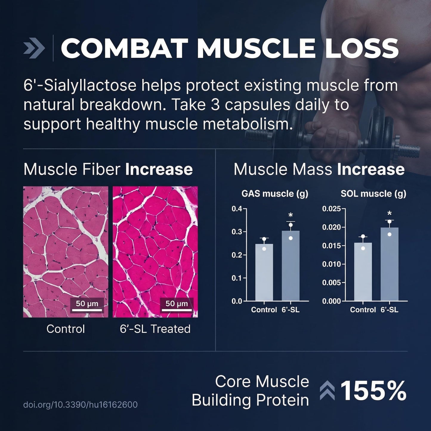 SIALLAC Muscle Health Tablets 90 Count