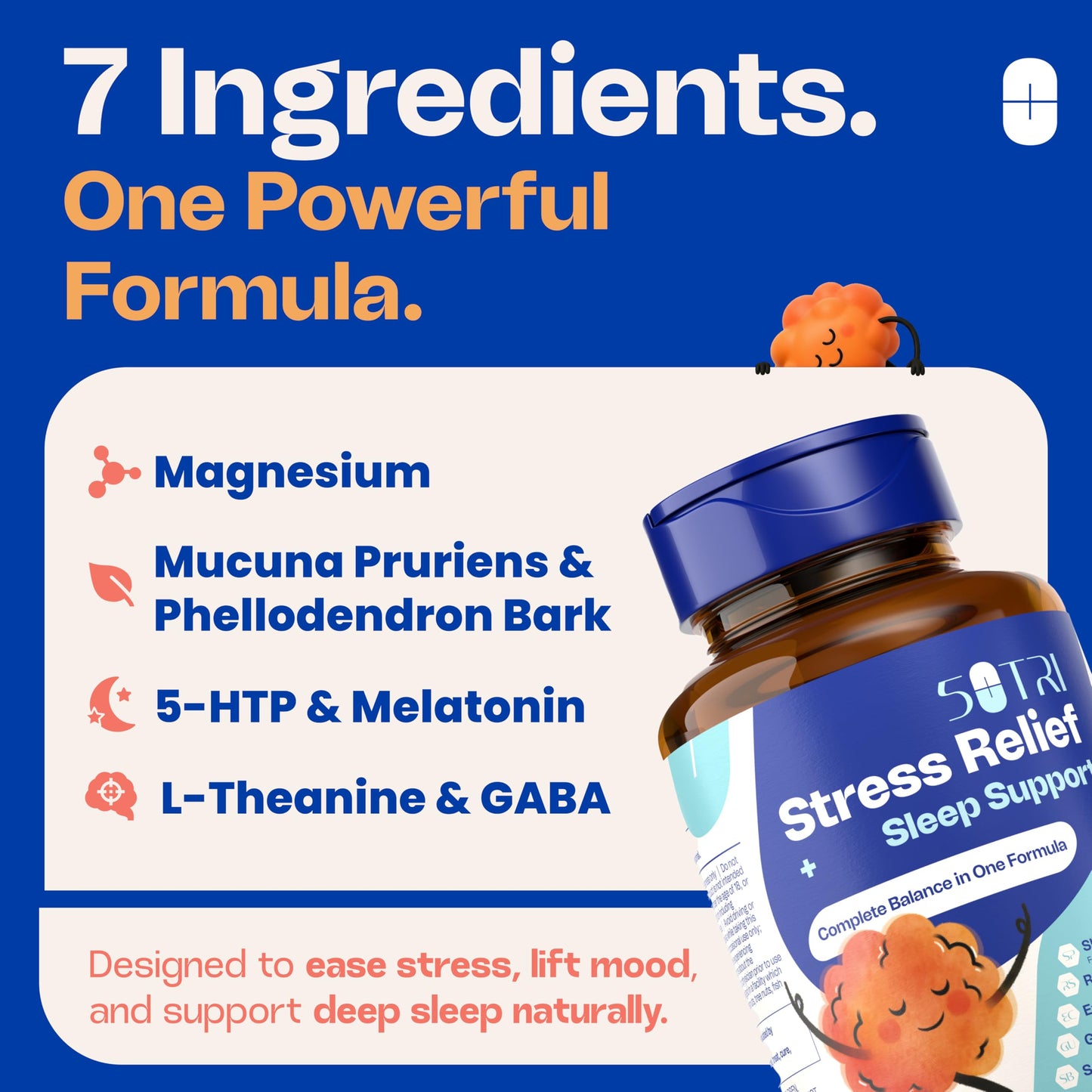 5 Nutri Magnesium Citrate 200mg, 60 Capsules