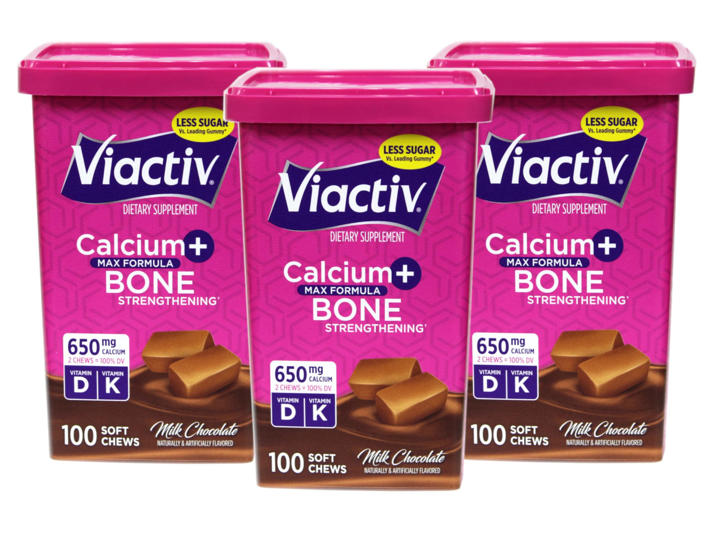Viactiv Max Formula Calcium + Vitamin D3 Soft Chews 300