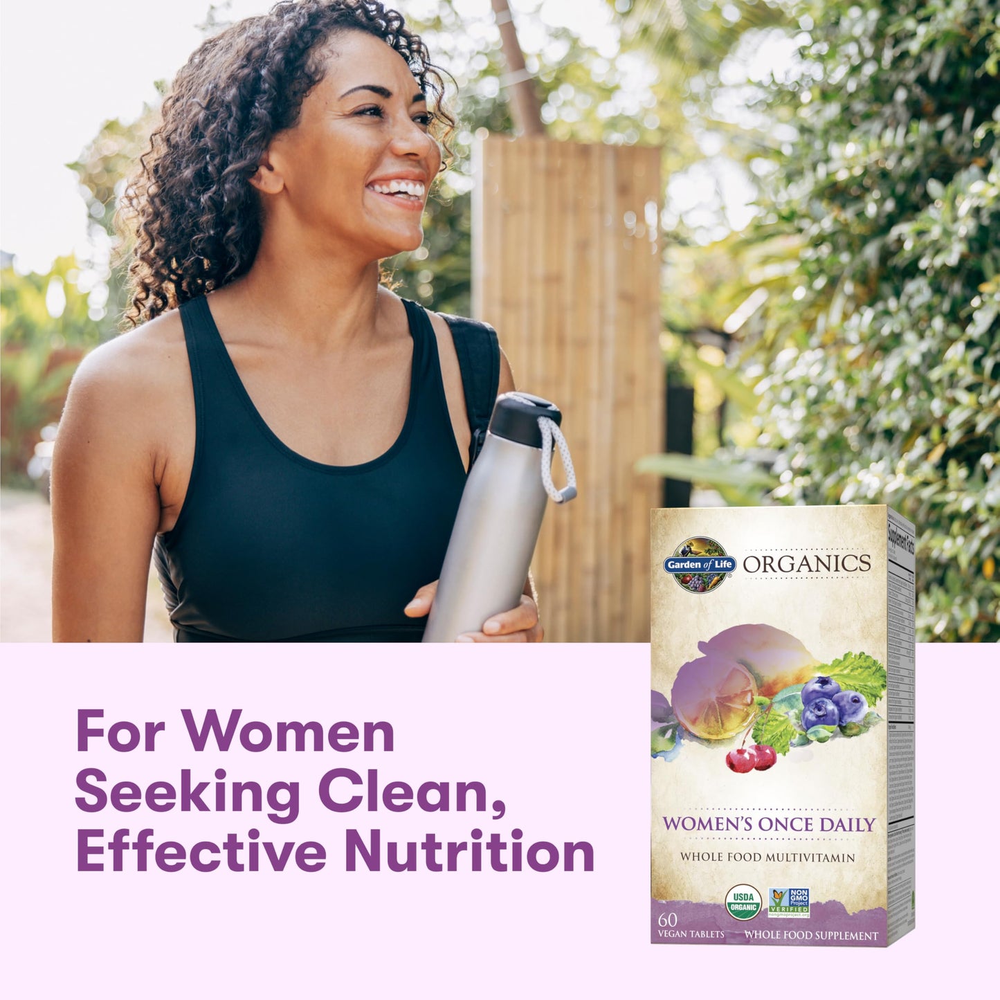 Garden of Life Organics Multivitamin for Women Tablet, 60 Tablets
