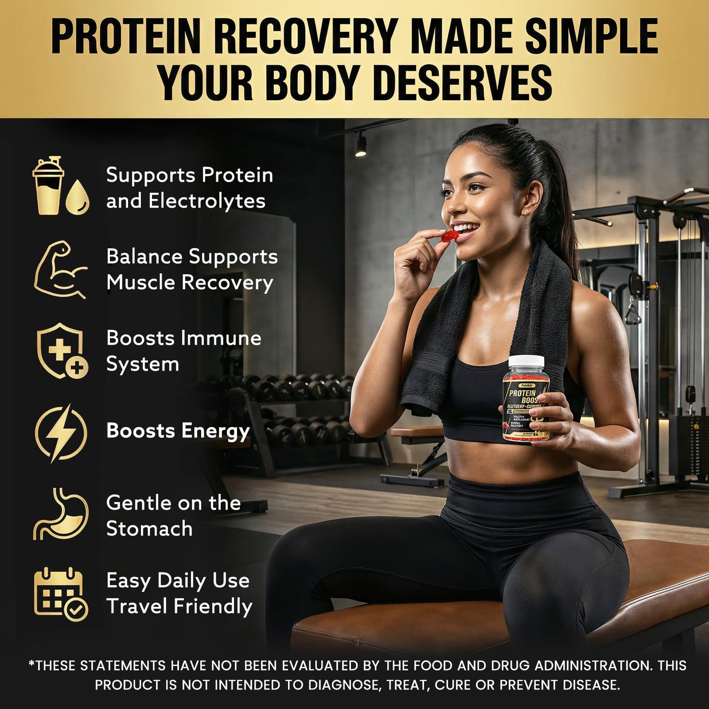 Hovika Whey Protein Gummies, 84 Gummies