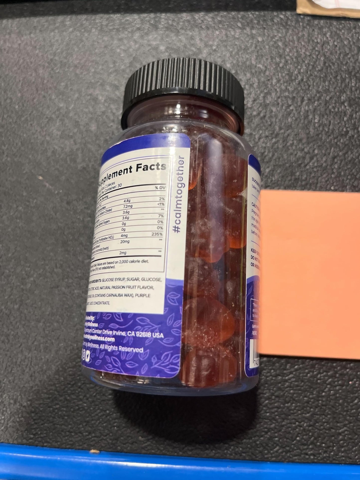 Calm by Wellness Sleep Well Gummies Gummy 30 Count