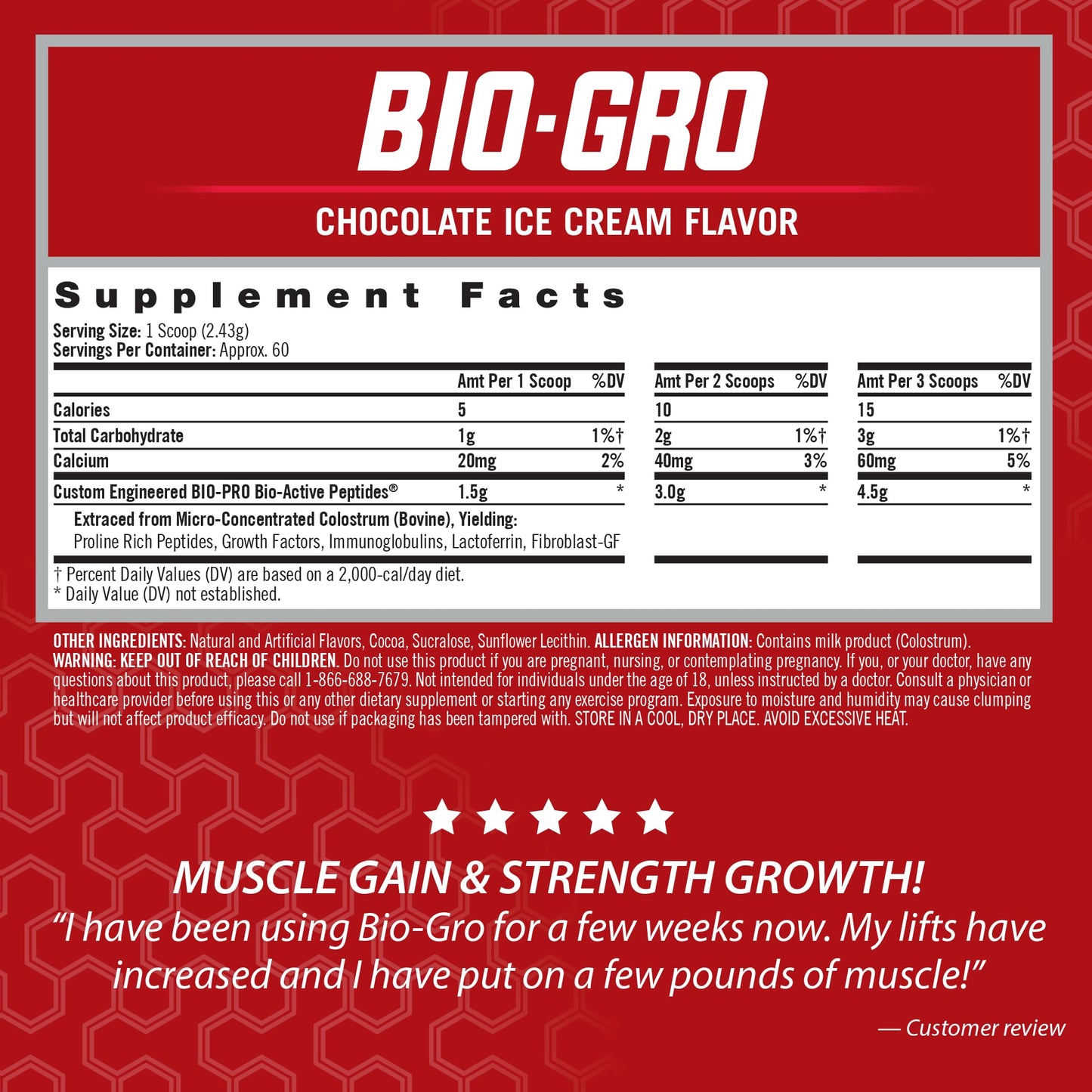 iSatori BIO-GRO Protein Synthesis Amplifier Powder 5.15 oz