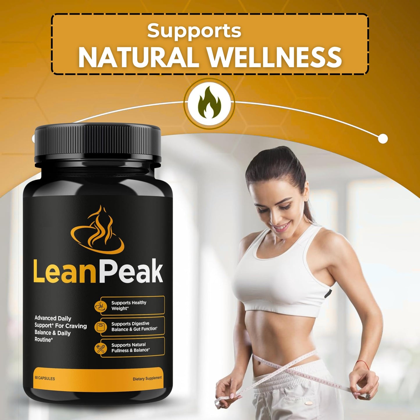 NutraTrust Labs Lean Peak Advanced Capsules, 60 Capsules