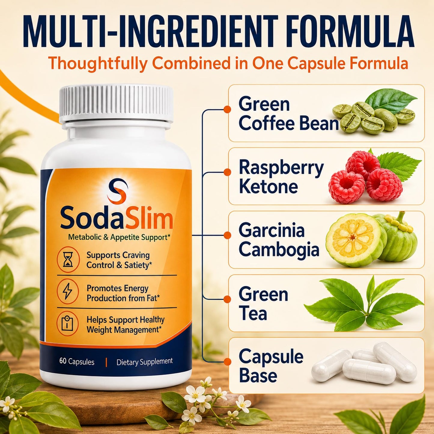 SABINROSE SodaSlim Capsules, 60 Count