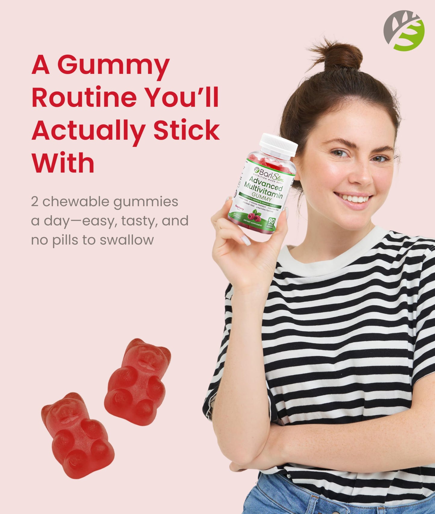 BariSlim Advanced Bariatric Multivitamin Gummies 90 Count