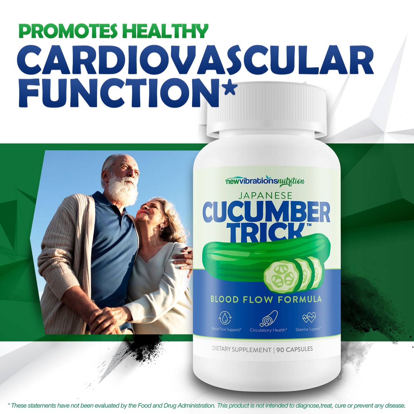 New Vibrations Nutrition Blood Flow Formula Capsule, 90 Count