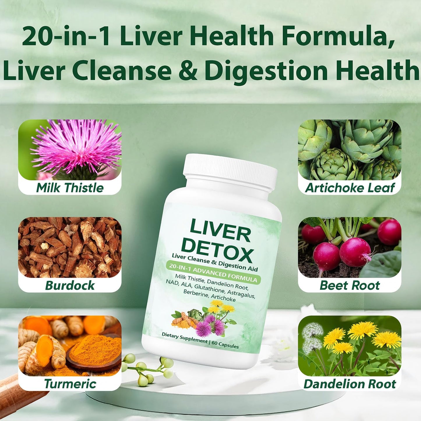 SCEZROB Nutrapure Liver Detox Capsules 60 Count