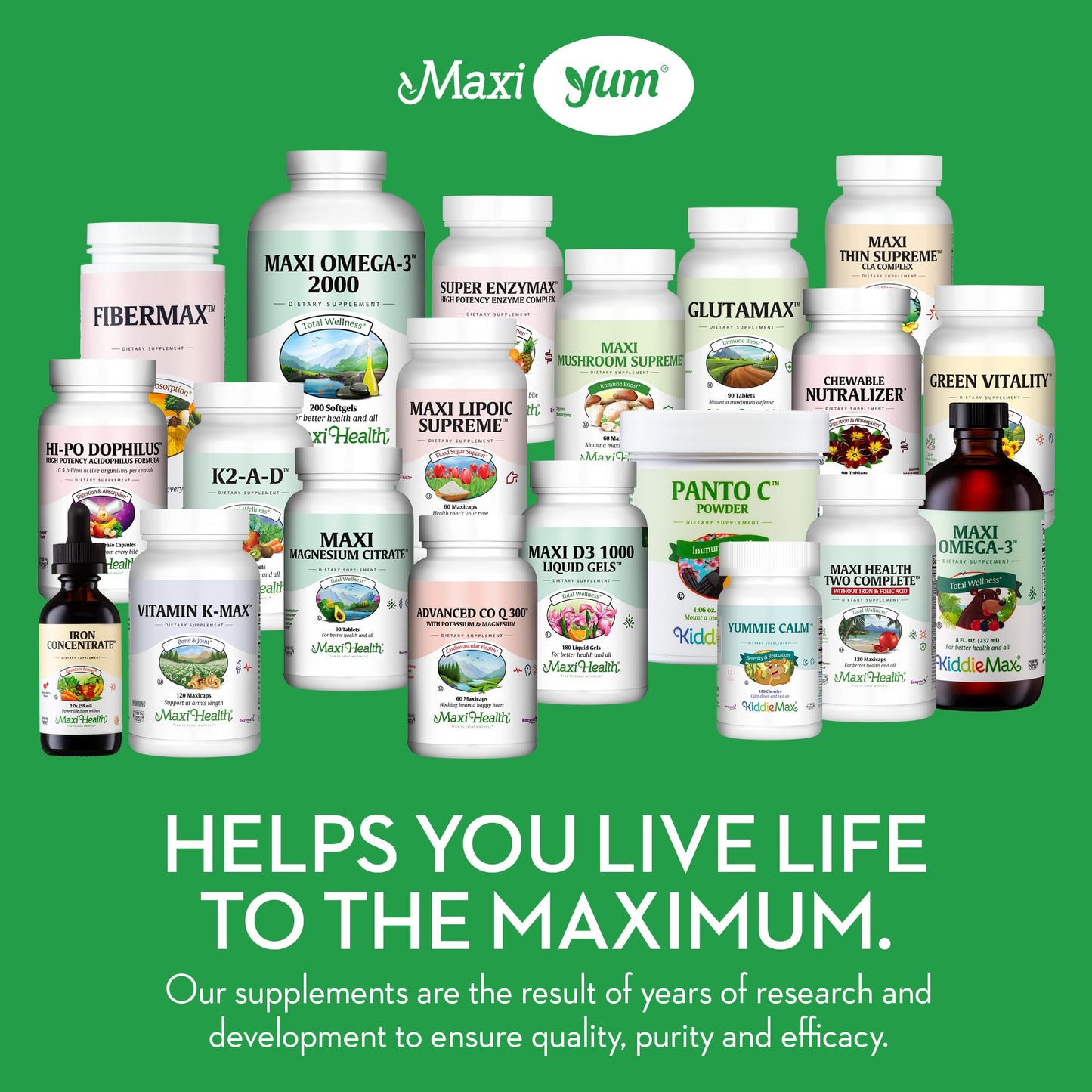 Maxi Health Vitamin C with Zinc 60 Gummies